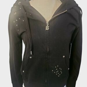 BCBG Black Fashionable Hoodie Size Medium